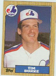 1987 Topps Baseball Cards      624     Tim Burke